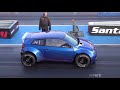 1800bhp twin engined vw lupo 1 4 mile at santa pod raceway