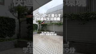 ワールドパレス学芸大学Ⅱ【学芸大学駅徒歩9分の2LDK／60.69㎡／1階】#内見動画#ルームツアー#不動産