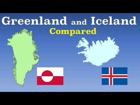 What country owns Greenland and Iceland?