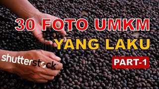 CONTOH 30 FOTO TEMA PRODUK UMKM YANG LAKU DI SHUTTERSTOCK | Part-1