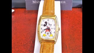 Vtg 1988 Seiko Mickey Mouse 60th Anniversary Walt Disney 2K03-5009 Men's Watch!