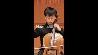 How it started.. How it's going. Cello Edition!