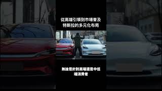 從高端引領到市場普及：特斯拉的多元化戰略布局！ #tesla #modely #cybertruck #byd