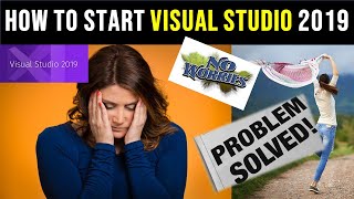 How to use Visual Studio 2019 | First Time