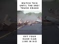 TRUCK FAIL #SHORTS #DASHCAM #YOUTUBESHORTS #CRASH