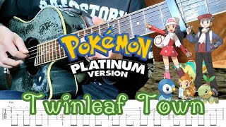 【TAB譜】フタバタウン - ポケットモンスター ダイヤモンド・パール・プラチナ  【ソロギター】