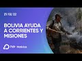 Brigadistas de Bolivia viajan a Corrientes y Misiones para combatir incendios forestales