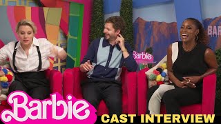 Barbie Cast Interview -Issa Rae, Kate McKinnon, and Michael Cera
