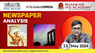 The Hindu Newspaper Analysis | 13th May 2024 | Current Affairs Today | UPSC | Shankar IAS Academy.