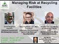 Risk Mitigation In Waste & Recycling - Revisiting the Morris, IL Lithium-ion Battery Fire - SERC '22