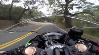 2011 ZX-10R spirited cruise through Live Oak