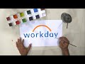 How to draw the Workday logo