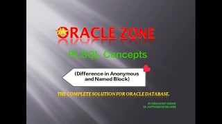 What is the difference between anonymous block and subprograms?| SQL/PL SQL/Oracle Database Beginner