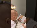 How proud to have a baby who loves to read#Diapers #cute #Bringbaby #baby #Reading #book