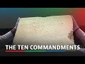 Up for auction: Ten Commandments earliest complete stone tablet | ABS-CBN News