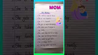 my mother 10 lines in english|10 lines on my mother|my mother essay 10 lines|#viralvideo