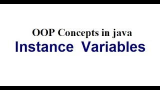 Bangla Java Programming Tutorial : instance variable in java | OOP Concepts | | Java Programming |
