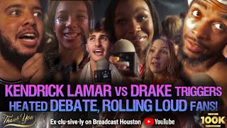 Is KENDRICK LAMAR or DRAKE The BEST RAPPER, The OBAMA DEBATE @ Rolling Loud Miami 2022