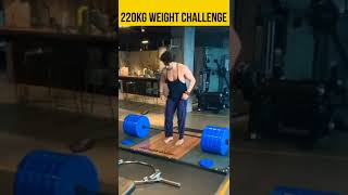 Tiger Shroff Weight Lifting 220kg #shorts Tiger Shroff Stunt Training Blockbuster Battes