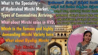 Hyderabad Agriculture Yard (Malakpet Gunj) Chair Person gives clear cut info, about Mirchi Market...