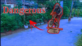 DANGEROUS BICYCLE RAMP!! *Got hurt*