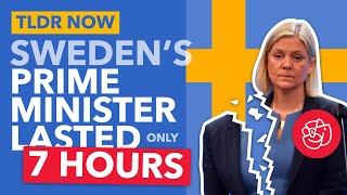 Sweden's Political Crisis: How Andersson Only Lasted 7 Hour as Prime Minister - TLDR News