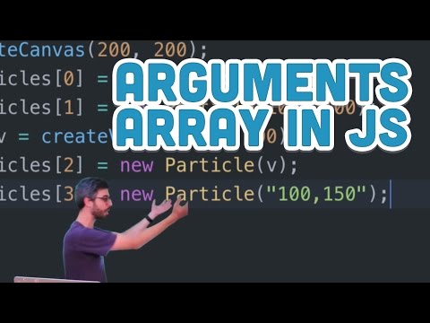 9.17: Arguments Array in JavaScript - p5.js Tutorial 9.17: Arguments Array in JavaScript - p5.js Tutorial