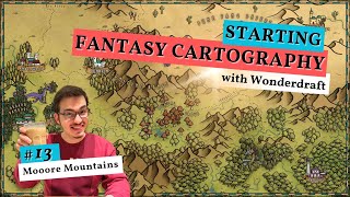 Mapmaking in Wonderdraft 13: Advanced Techniques for Adding Mountains