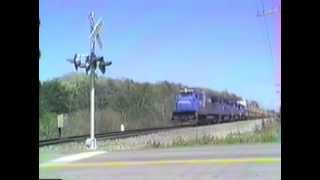 Conrail Stack Train at CP-Alden on the Southern Tier Line