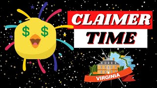 💥🤑 CLAIMER TIME 🤑💥 - CLAIMER HERE, CLAIMER EVERYWHERE!!! 💵 VIRGINIA LOTTERY SCRATCH TICKETS 💵