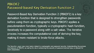 PBKDF2 - Password-based Key Derivation Function 2