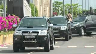 AP CM YS Jagan convoy visuals || AP Secretariat || Velagapudi