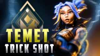 TRICK SHOT KING - TEMET HIGHLIGHTS | VALORANT MONTAGE #HIGHLIGHTS