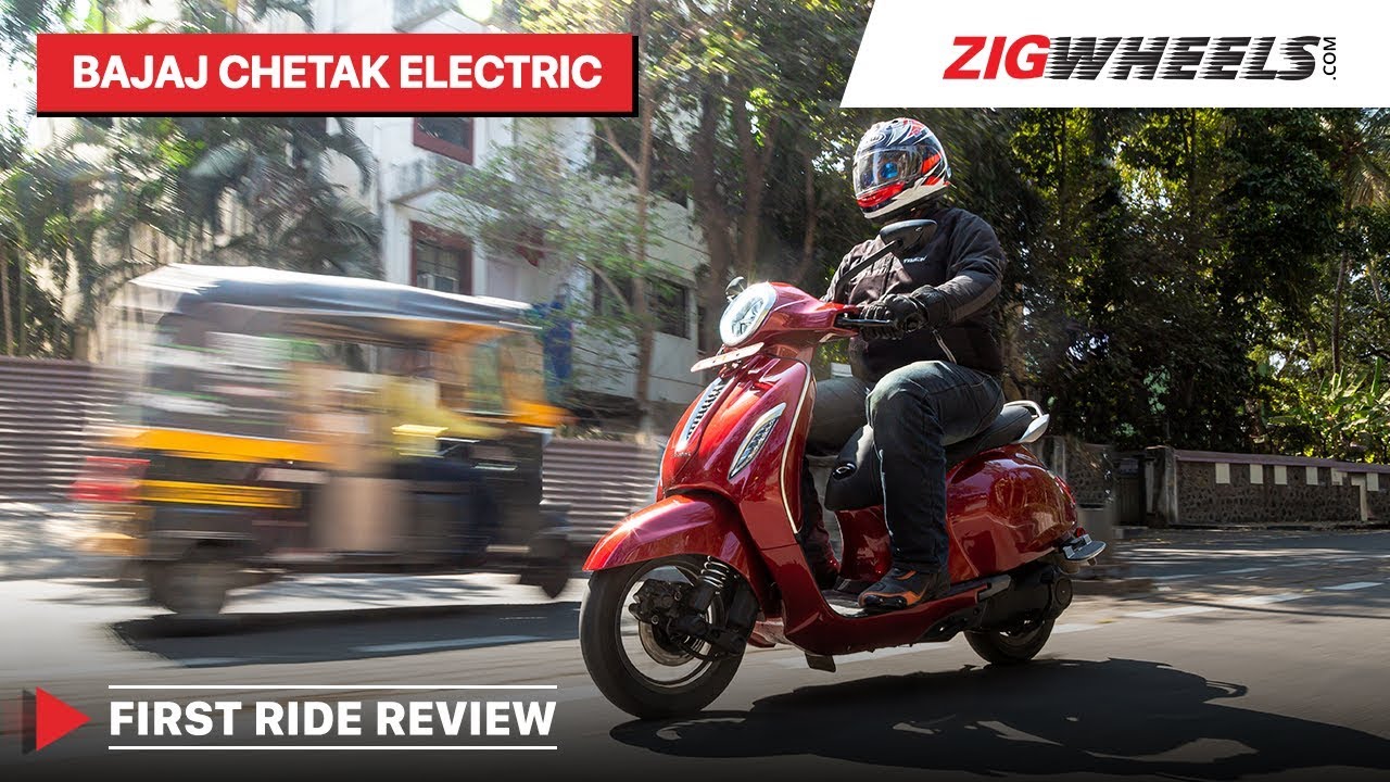 Bajaj Chetak Electric Scooter First Ride Review | Range, Top Speed ...