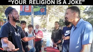 Muslim Confronts Christian But It Backfires!