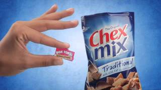 Box Tops on Chex Mix!