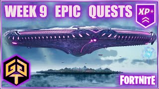 How to Complete All Week 9 Epic Quests Challenges Grab-Itron Toilet Alien Samples Fortnite Season 7