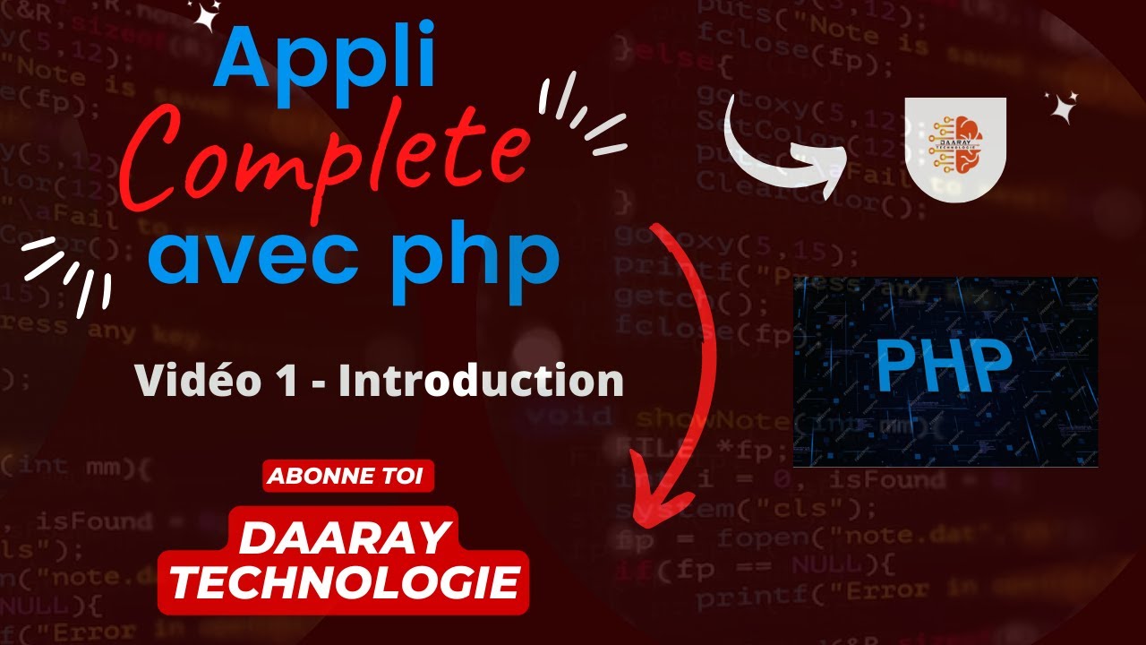 Vidéo 1 Introduction Youtube