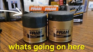 What's the deal with Fram oil filters?