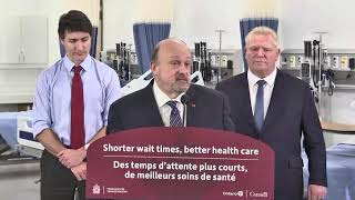 Premier Ford Joins Prime Minister Trudeau to Sign Health Care Agreement | February 9