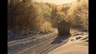 2025年2月20日㈭ 久しぶりに平岸駅での交換風景と茶志内での1083列車を。