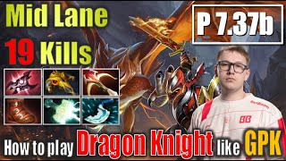 7903626310 GPK Dragon Knight Mid 19 Kills Dota 2 Gameplay 4K