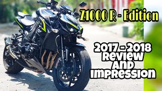 KAWASAKI Z1000R EDITION 2017 - 2018 FIRST IMPRESSION AND REVIEW | IS THIS BIKE GOOD FOR BEGINNERS?