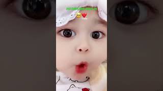 Cute baby kissing 😗😗😘😘💖💖 ✨✨ #adorabletoddler #baby #babylove