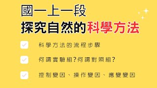 國一上生物 1-2 探究自然的科學方法 | 大考必考的內容 | 不熟快來看 | 重製版 | 108課綱