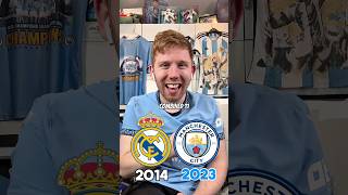 Real Madrid 2014 vs Man City 2023 Combined XI #shorts