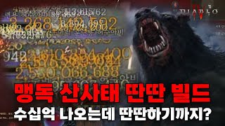 티리엘 입고도 수십억 기본!!😱 시즌 5 맹독 산사태 딴딴 빌드 드루  [디아블로 4 Diablo 4](제이맥님 빌드)