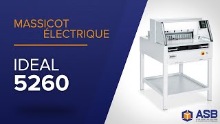 Massicot électrique IDEAL 5260 | ASB