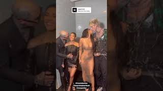 Machine Gun Kelly,  Megan fox & Travis Barker, Kourtney Kardashian making out backstage at Vmas 2021