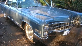 1966 Cadillac Fleetwood Brougham Description with test drive